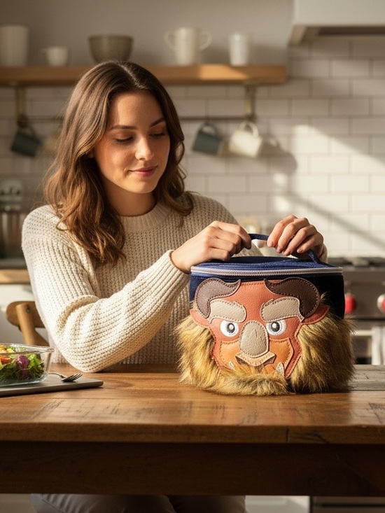 Handbags - Beauty and the Beast train case cosmetic case featuring the beast